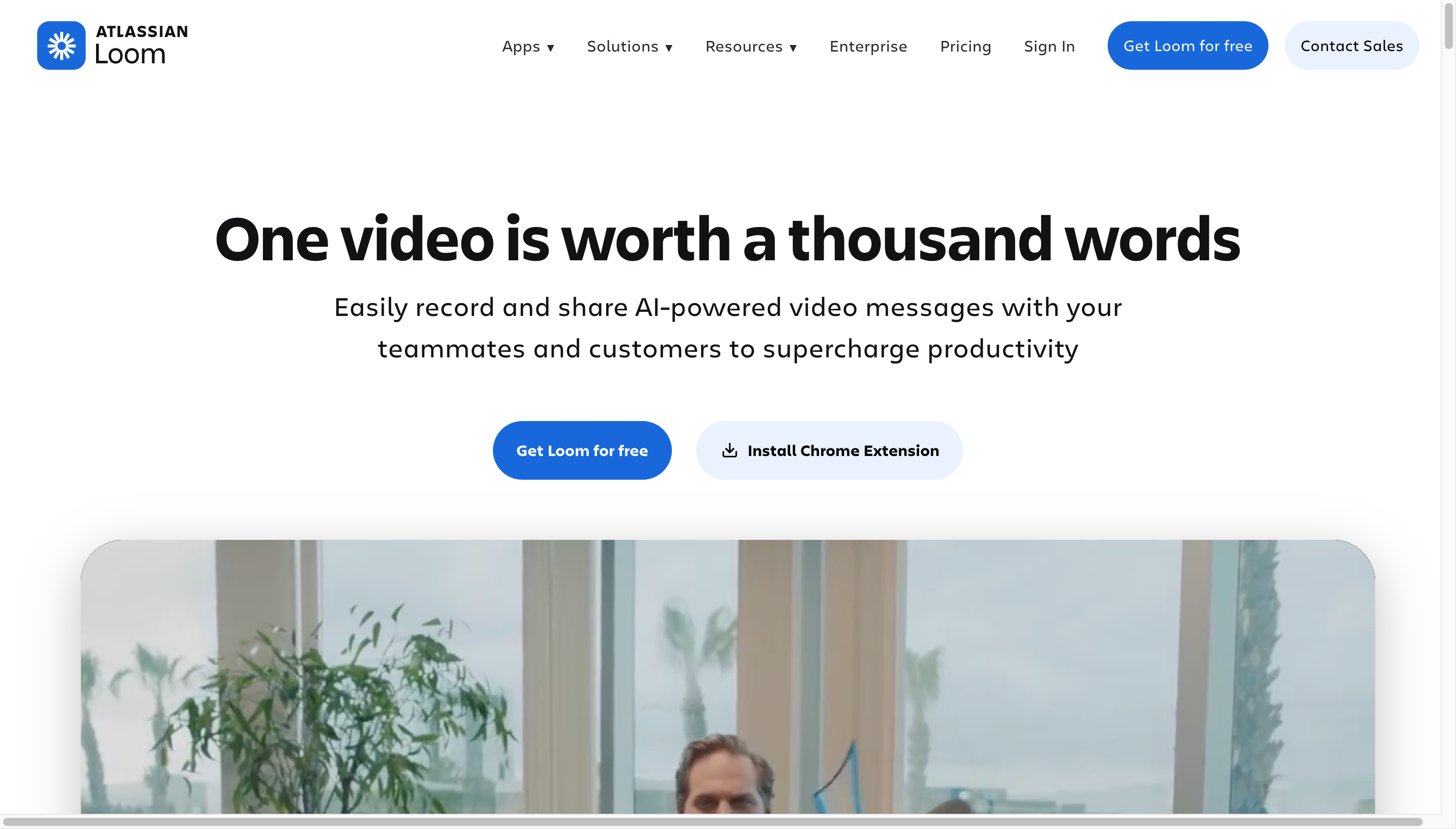 Loom screen recorder homepage